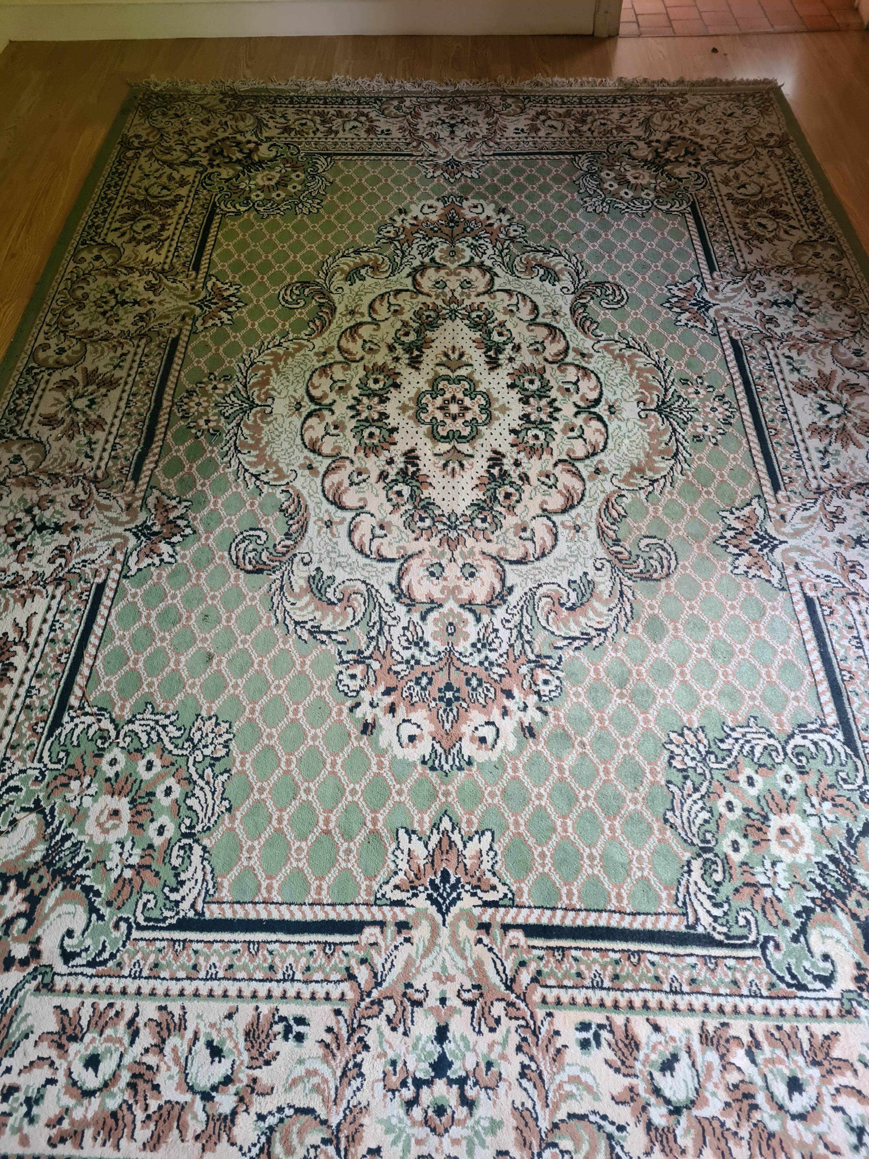 Vintage green carpet