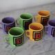 6 tasses 1960 1970