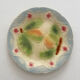 Assiette ancienne en barbotine pomme poire
