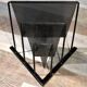 Perforated metal magazine rack Morgens 1980s