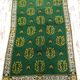 Antique green Berber rug