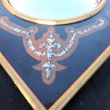 Napoleon III period mirror 40x39cm