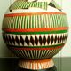 Painted terracotta jar "Ball"