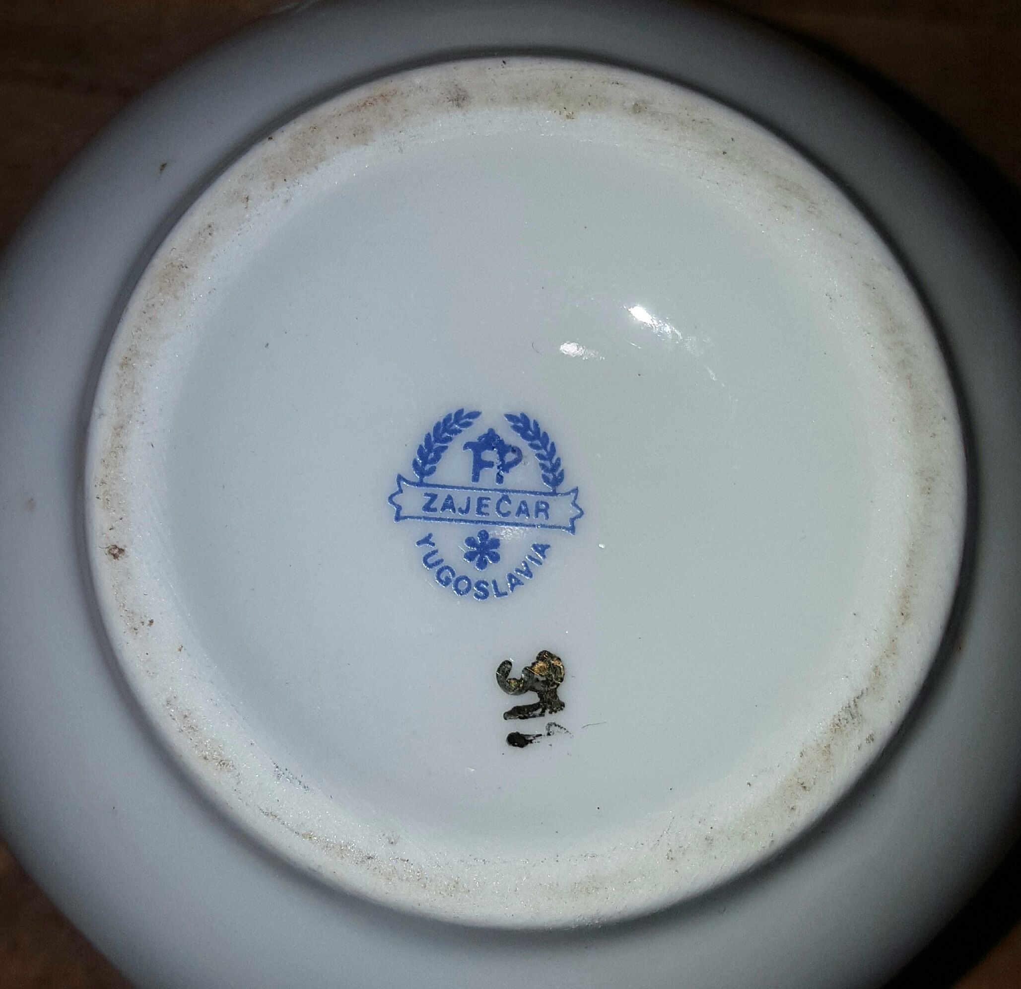 Ensemble crémier et sucrier Zajecar Yugoslavia vintage