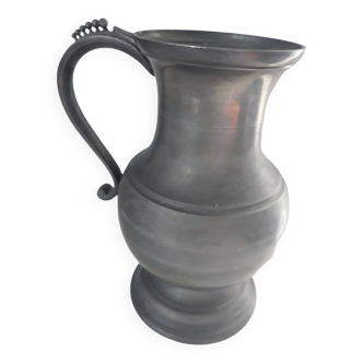 Pewter pitcher