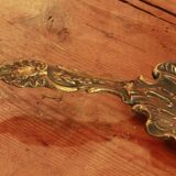 Old hand candle holder