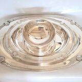 Three dishes Signed Christofle Gallia collection