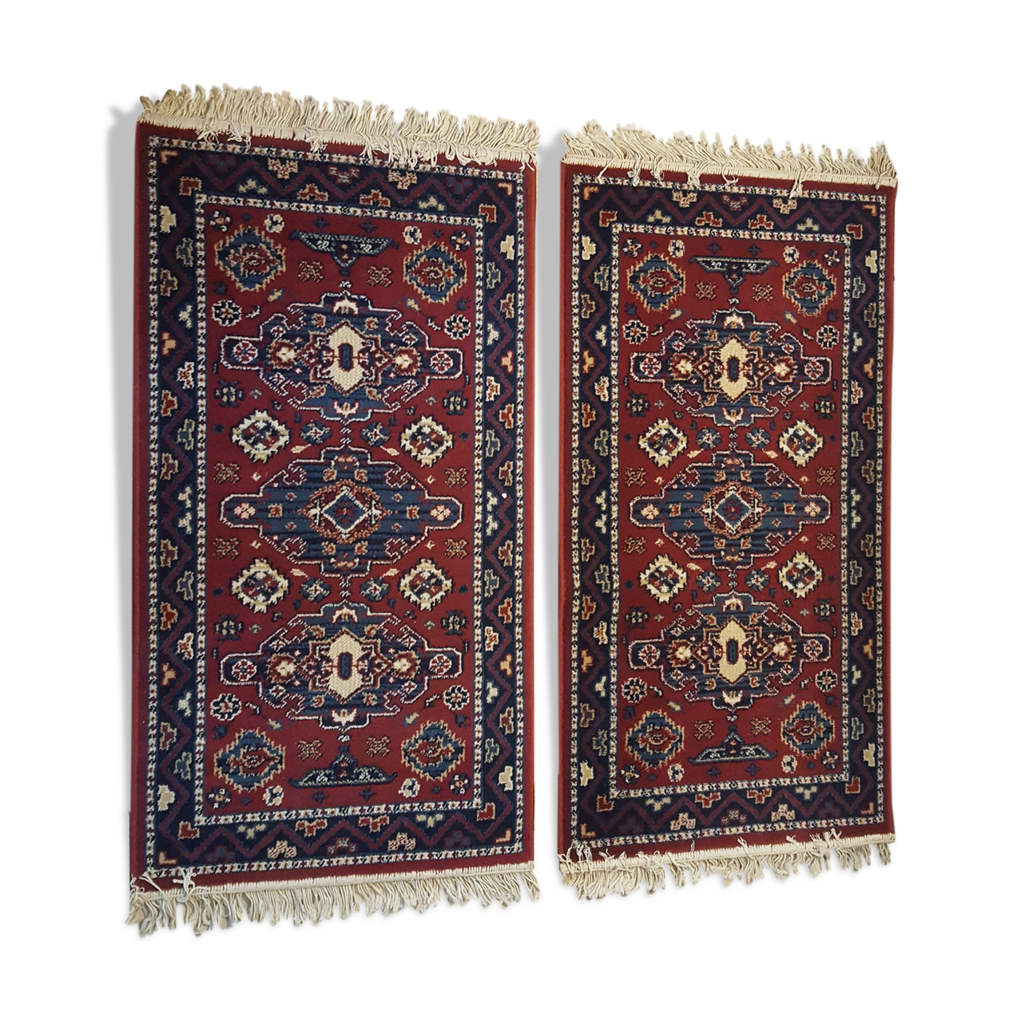 Pair of vintage Kaukas 113 x 60cm carpet