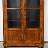 Burl Walnut Bookcase, Restoration Period – Early 19th Century