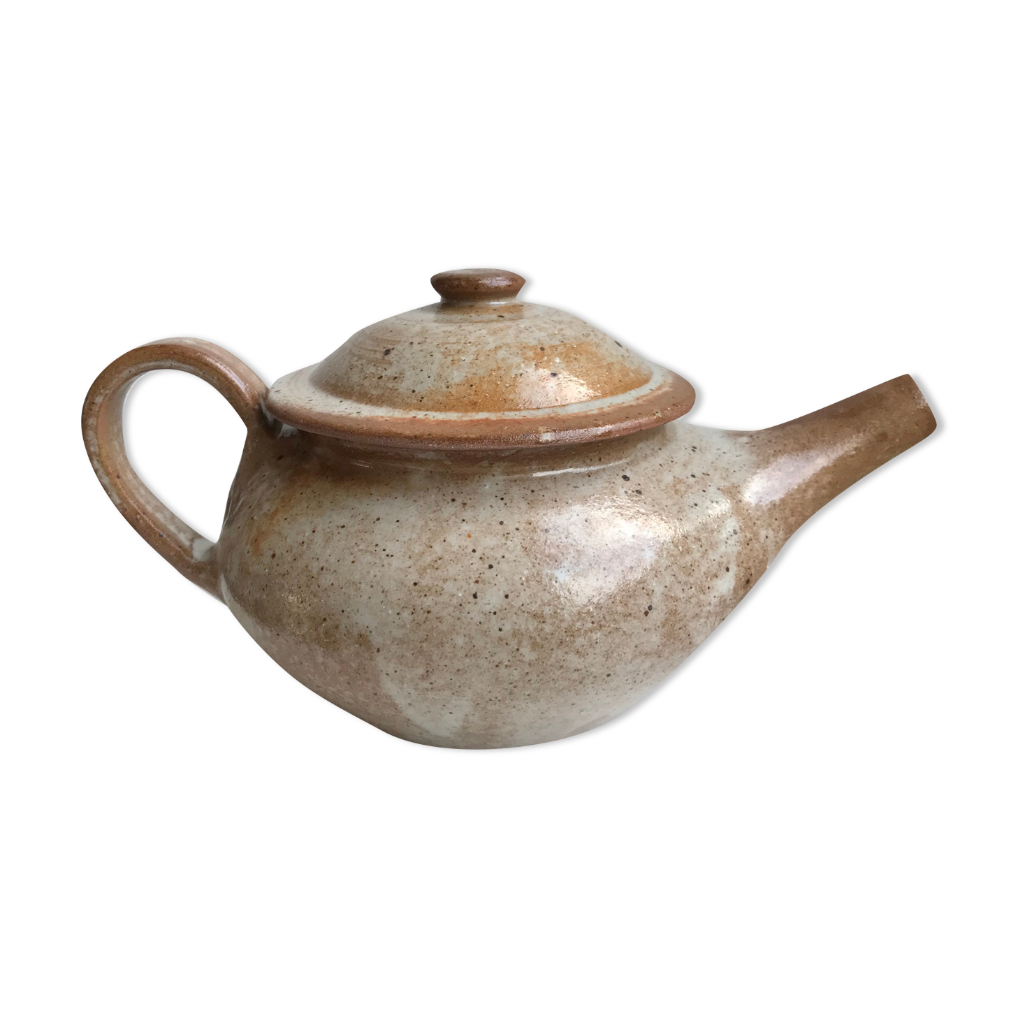 Artisanal sandstone teapot 70s