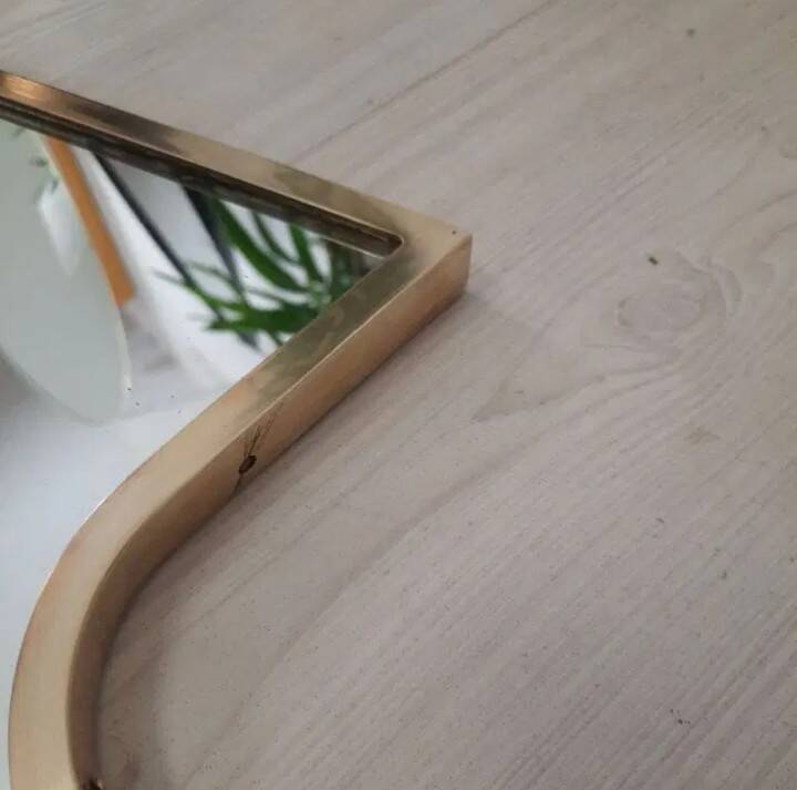 Brass mirror – 50s
