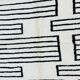 Traditional Berber rug in natural wool 2.5x1.5 m