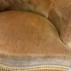 Fauteuil crapaud jaune