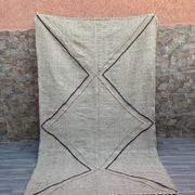Tapis marocain en laine tissé à la main – Kilim berbère, décoration bohème