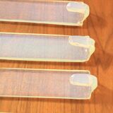 1 x Wall lamp by Carlo Nason for Mazzega, Cascade, Ice Blue, 1970s