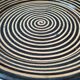 Terracotta plate with spiral