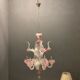 Venetian Murano glass flower chandelier, 1960s