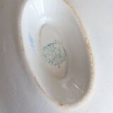 Vintage blue and white earthenware sauceboat – Boch La Louvière