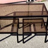 Coffee table and its two ends of sofa