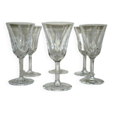 Saint louis cerdanya 6 crystal water glasses - 17.7 cm