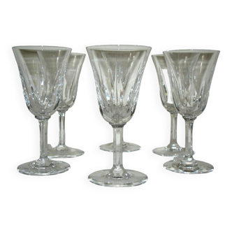 Saint louis cerdagne 6 verres a eau cristal - 17,7 cm