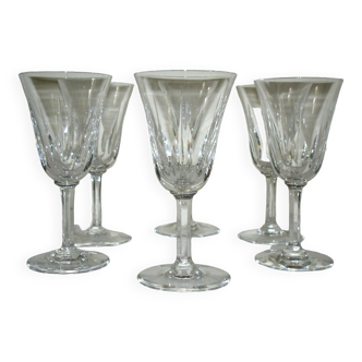 Saint louis cerdanya 6 crystal water glasses - 17.7 cm