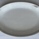 Oval white porcelain dish