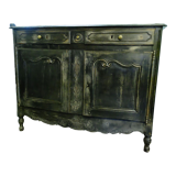 Sideboard in patinated solid oak