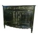 Sideboard in patinated solid oak
