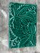 Green Ceramic Trivet with Leaf Decoration - Art Deco Period 1