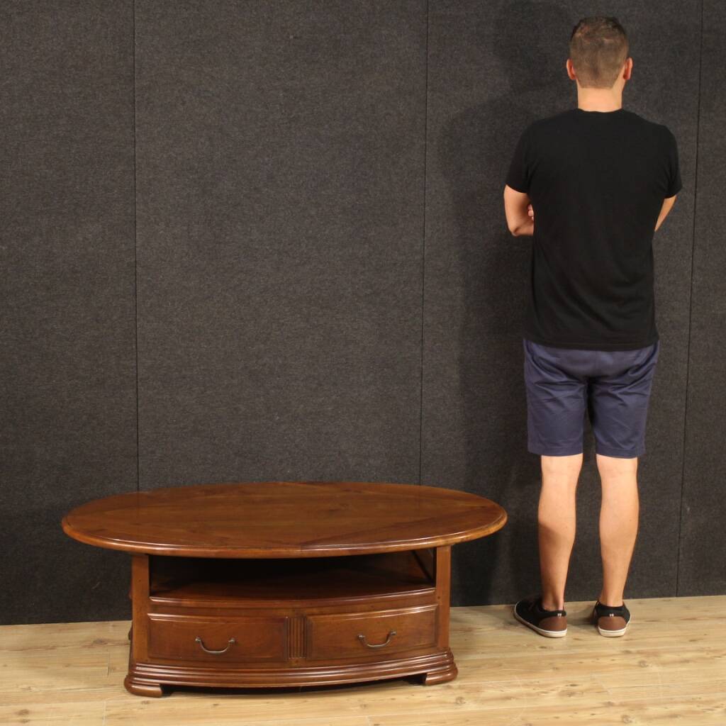 Table basse française en bois du XXe siècle
