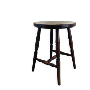 tabouret quadripode rustique