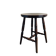 Tabouret quadripode rustique en bois des années 1970/80