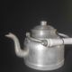 Aluminum kettle white porcelain handle