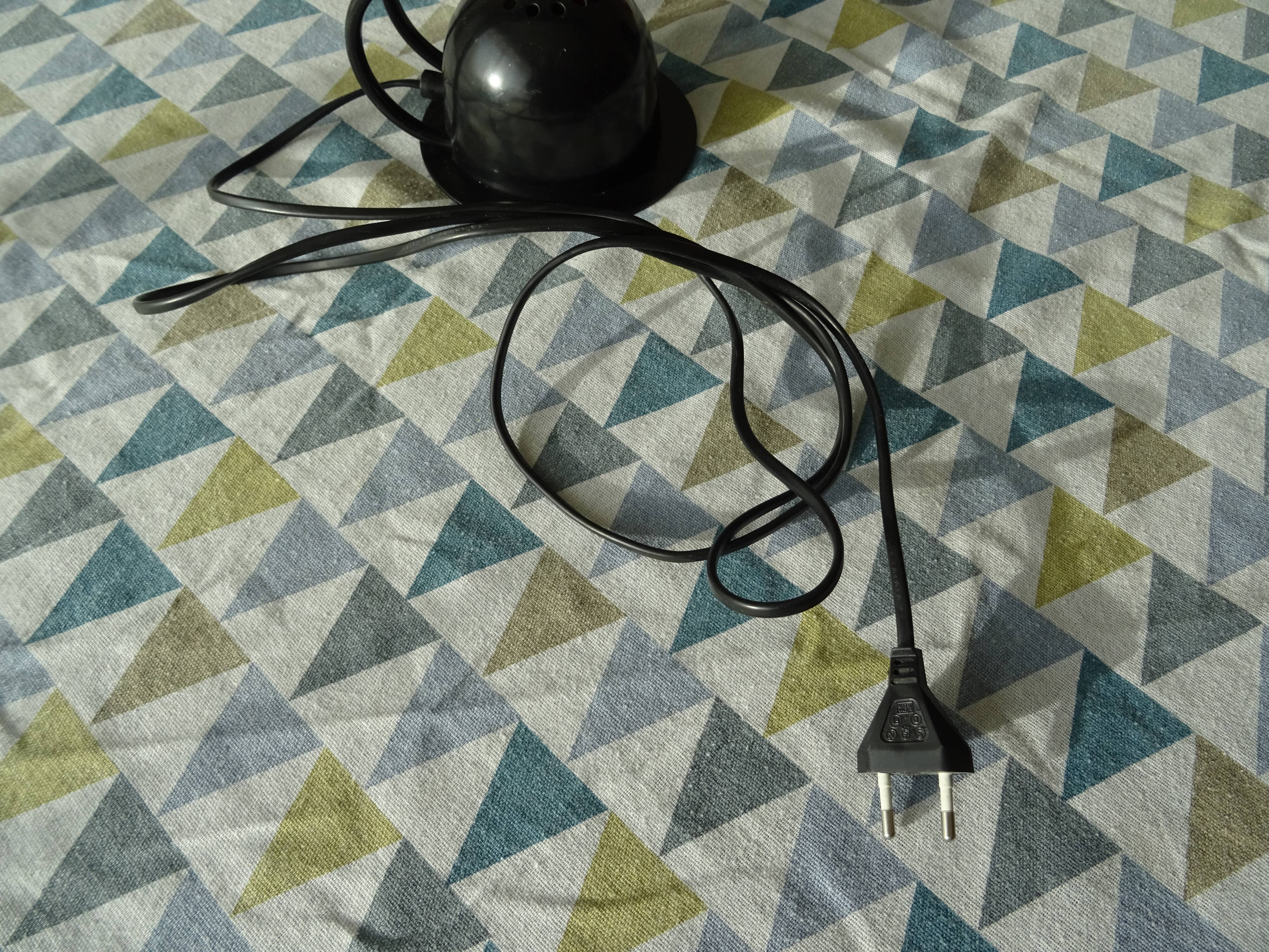Aluminor articulated lamp black metal Vintage 70/80