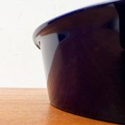 Dark blue ceramic vintage German bowl Lukull by Schönwald