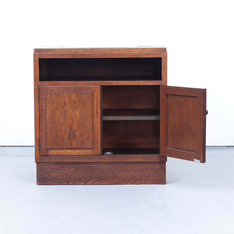 Antique Dutch Art Deco Liquor or Tea Cabinet