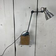 Vintage Gras Ravel lamp n°201 blue patina