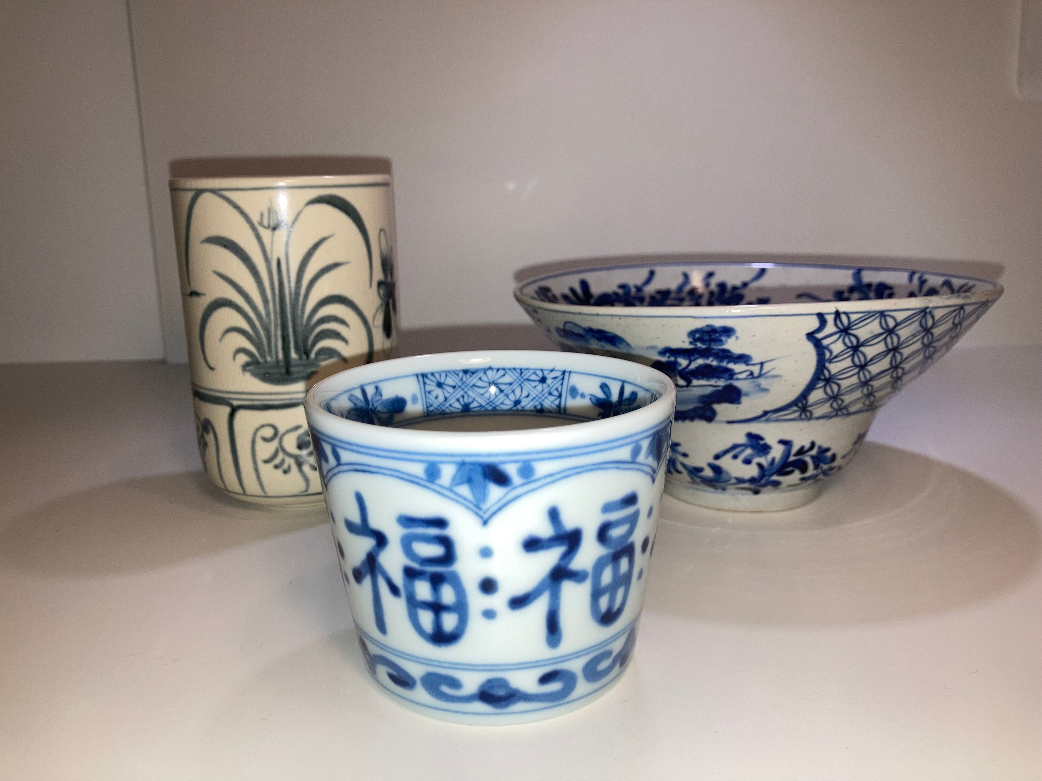 Asian ceramic set