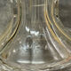 Diamond-cut crystal baluster vase with Lorraine cross