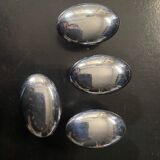 Set of 4 old chrome handles