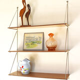 Formica and metal shelf