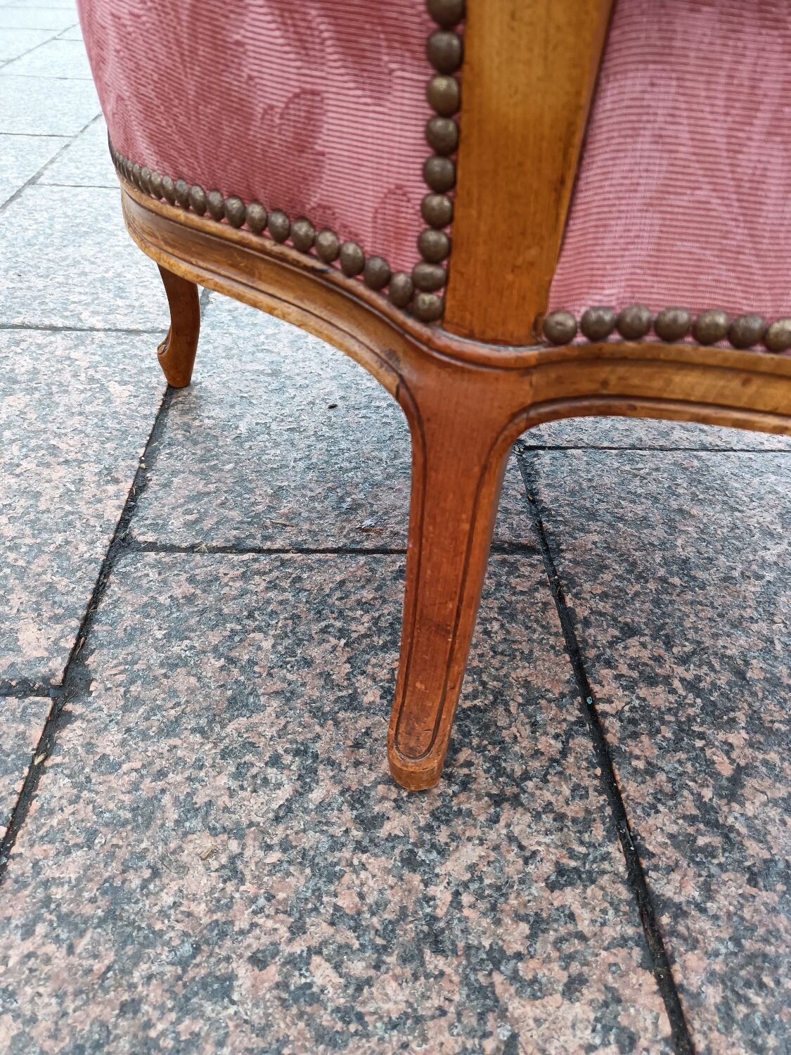 Pair of antique armchairs louis xv style