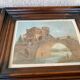 Landscape painting with bridge and figure