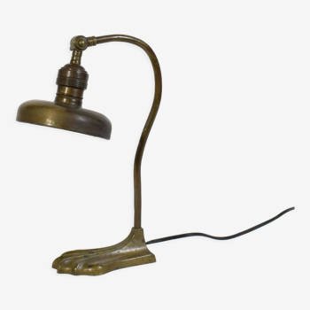 Art Nouveau bronze lamp