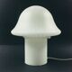 Striped glass mushroom table lamp from Peill & Putzler Germany 1970s