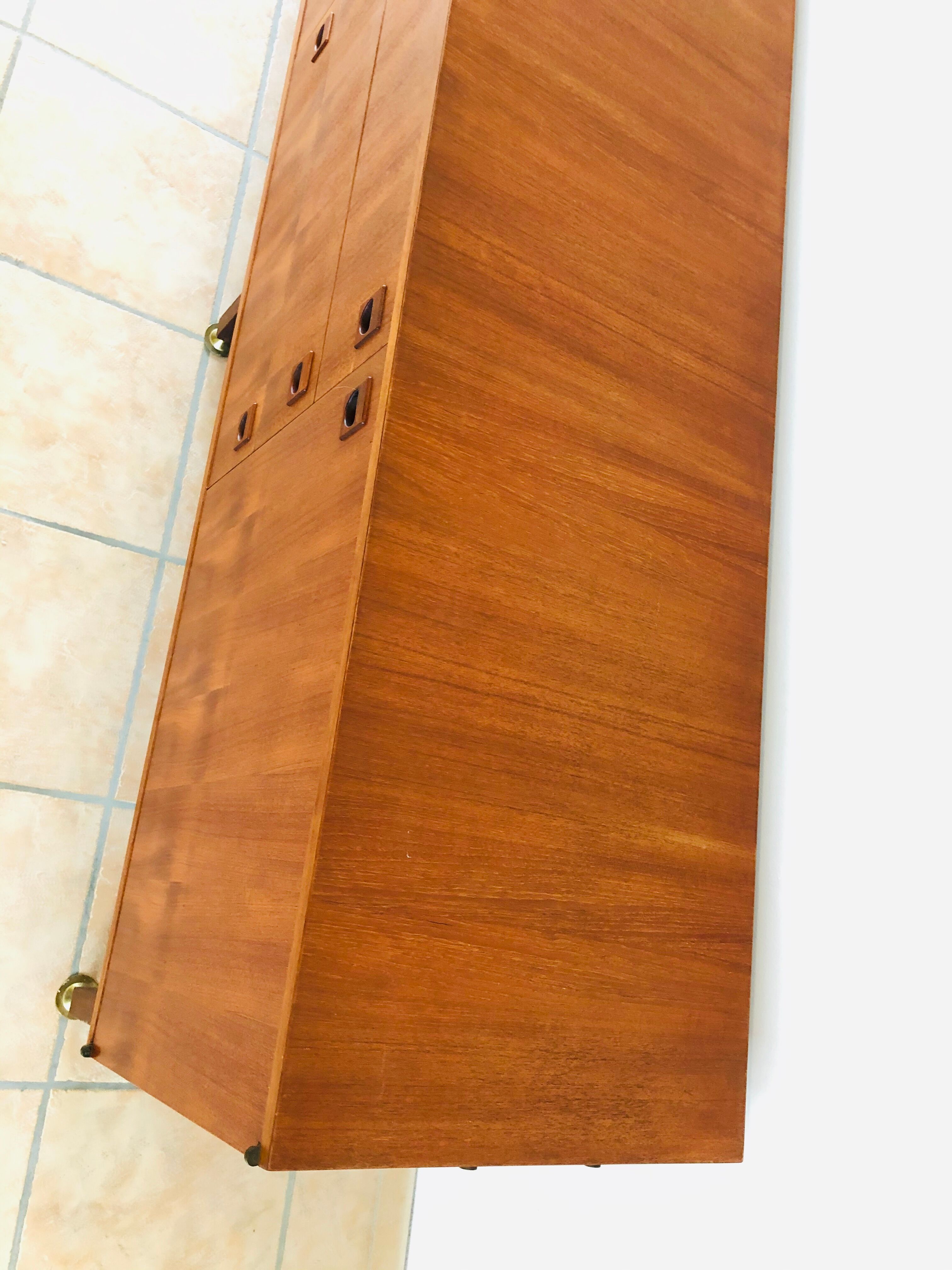 Teak enfilade by André Monpoix 1960