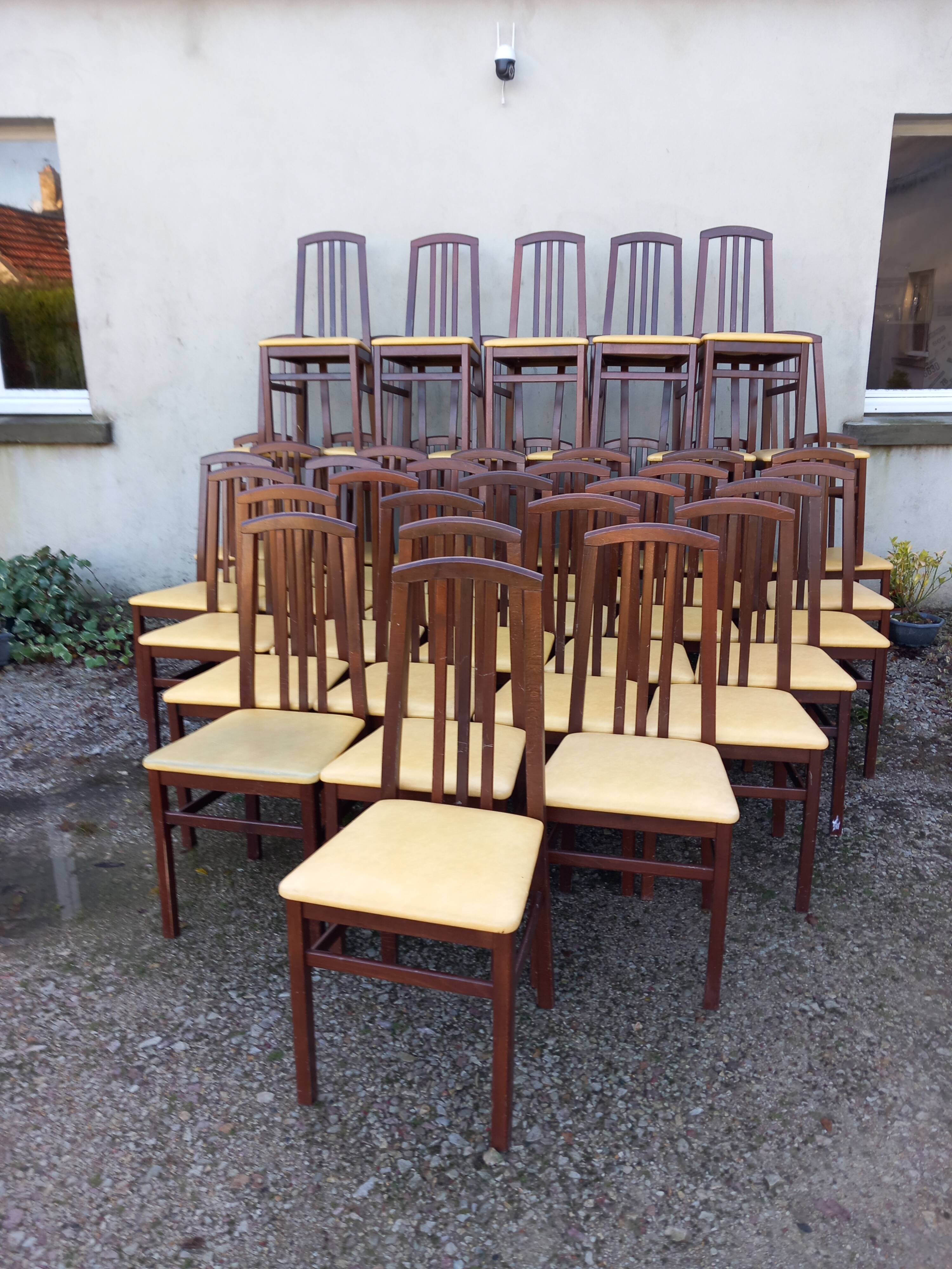 40 chairs