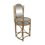 Vintage rattan dressing table 1970's