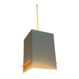 Minimalist cubic metal suspension, mid-century, 1960s.